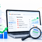 Ranks Growth SEO analysis showing Google Search Console indexing, technical SEO, content, speed, backlink, AEO, and GEO issues