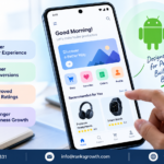 Android app UI/UX design benefits including better user experience, higher conversions, improved app ratings, and business growth