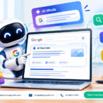 Ranks Growth AI SEO services for optimizing Google AI Mode and AI Overviews, featuring AI search results, SEO, GEO, and AEO strategies.